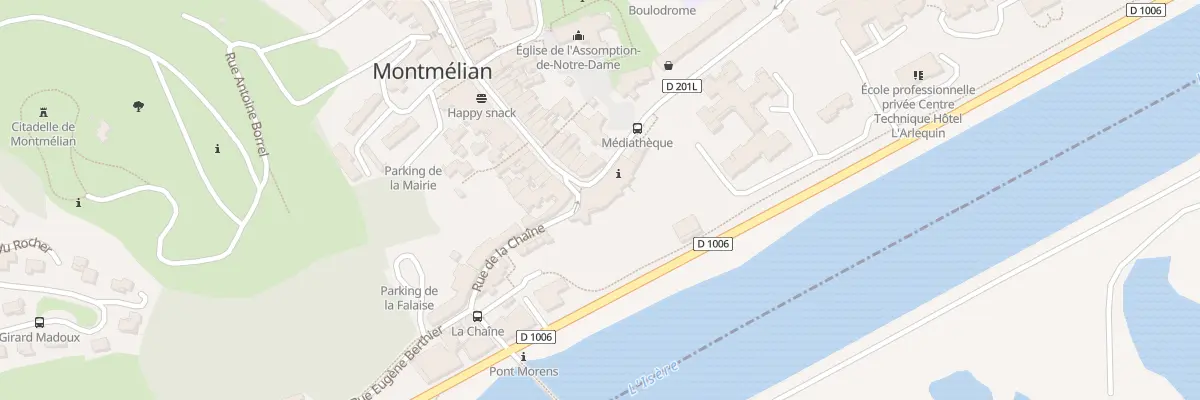 Plan du 40 Rue Docteur Veyrat à Montmélian
