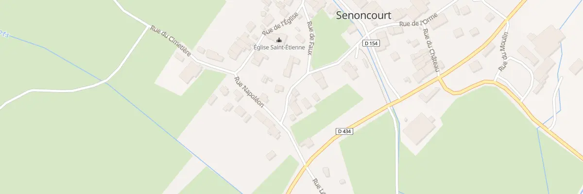 Plan du 9 Rue du Couvent à Senoncourt