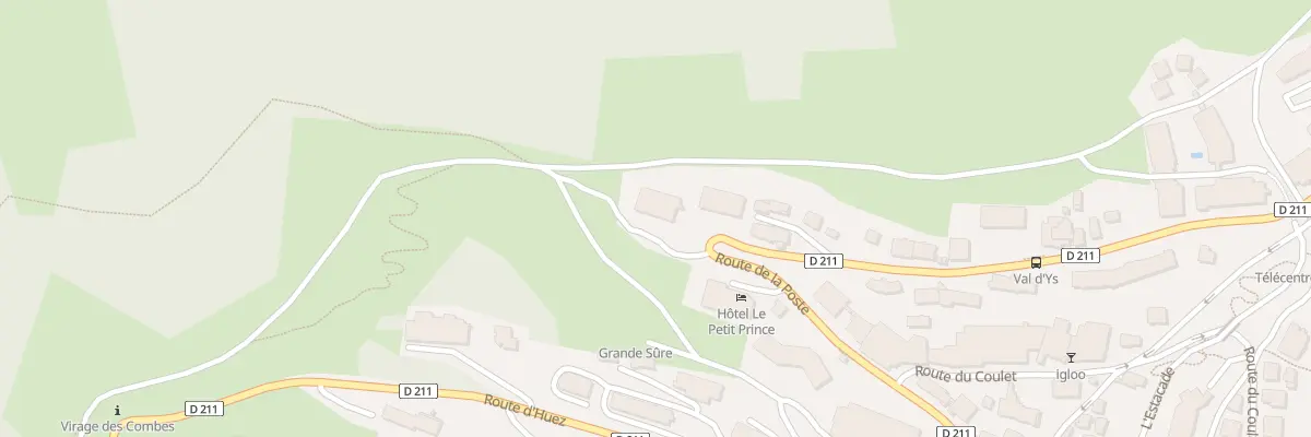 Plan du 3 Rte du Signal à Huez