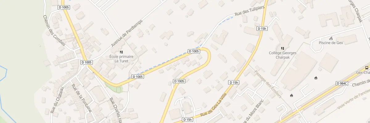 Plan du 331 Av des Tilleuls à Gex