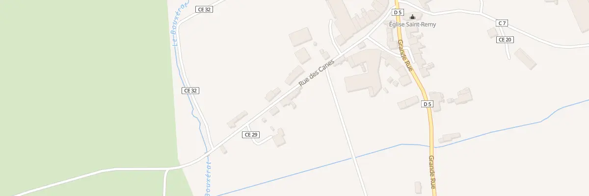 Plan du 5 Rue des Canes à Senonges