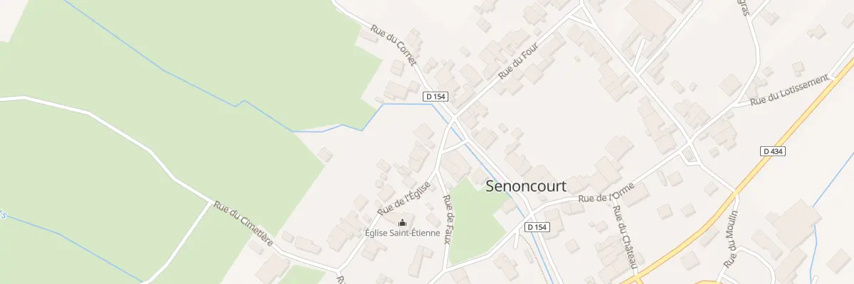 Plan du 2 Rue de l’Eglise à Senoncourt