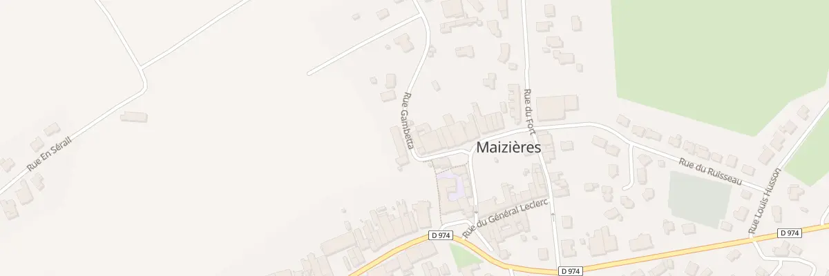 Plan du 16 Rue Gambetta à Maizières