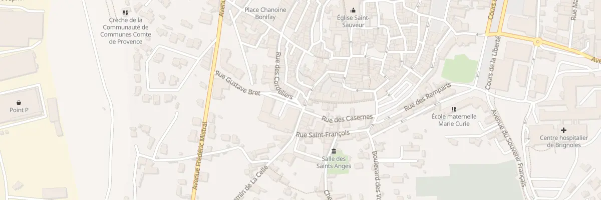 Plan du 21 Rue des Cordeliers à Brignoles