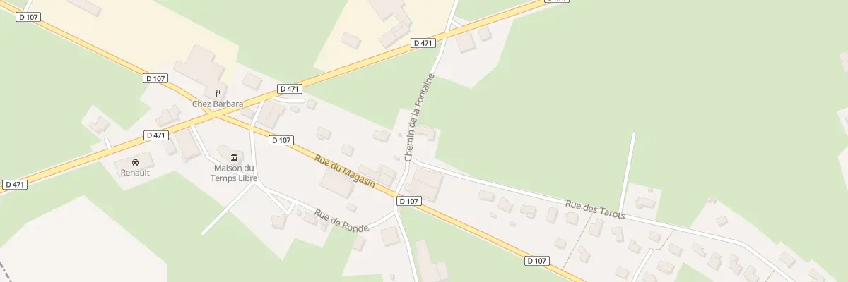 Plan du 2 Che de la Fontaine à Censeau