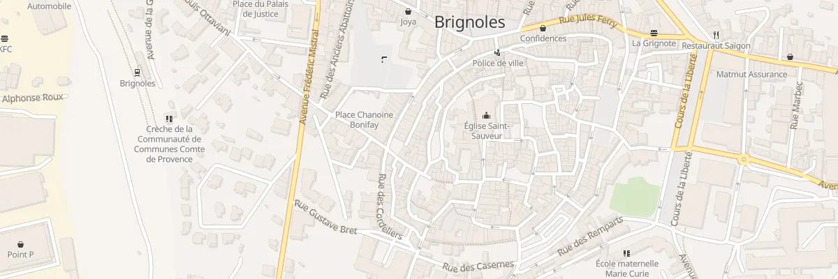 Plan du 14B Rue Plan de Sauve à Brignoles