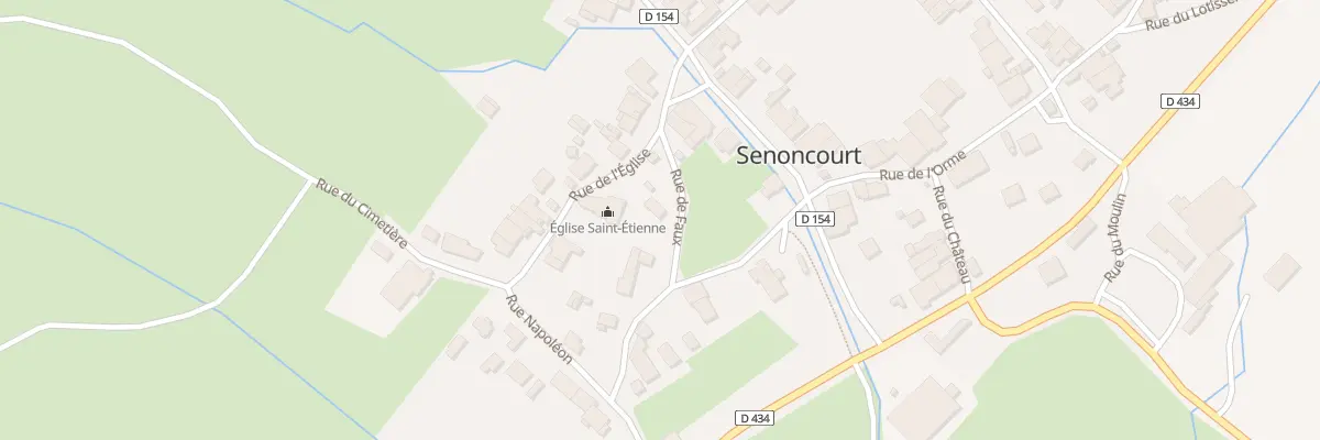 Plan du 2 Rue de Faux à Senoncourt