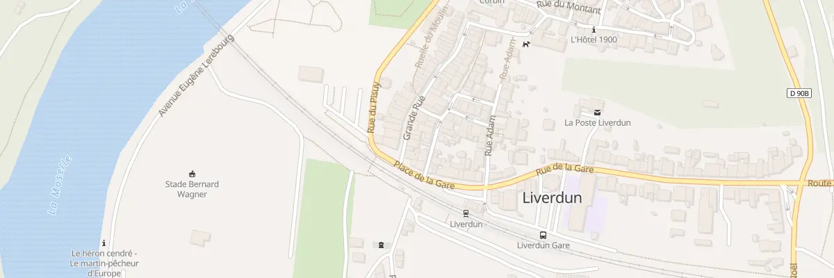 Plan du 8 Gr Grande Rue à Liverdun
