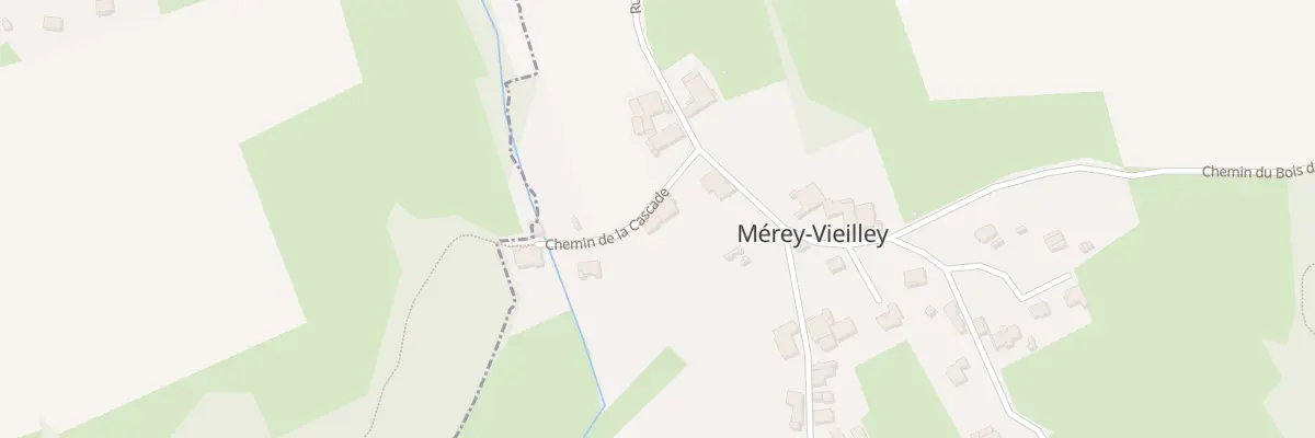 Plan du 3 Che de la Cascade à Mérey-Vieilley