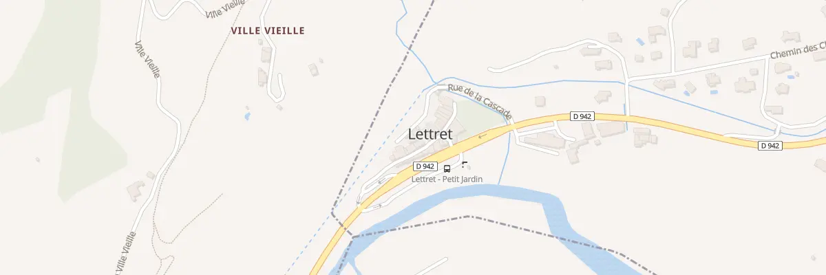 Plan du 5010 Le Village à Lettret