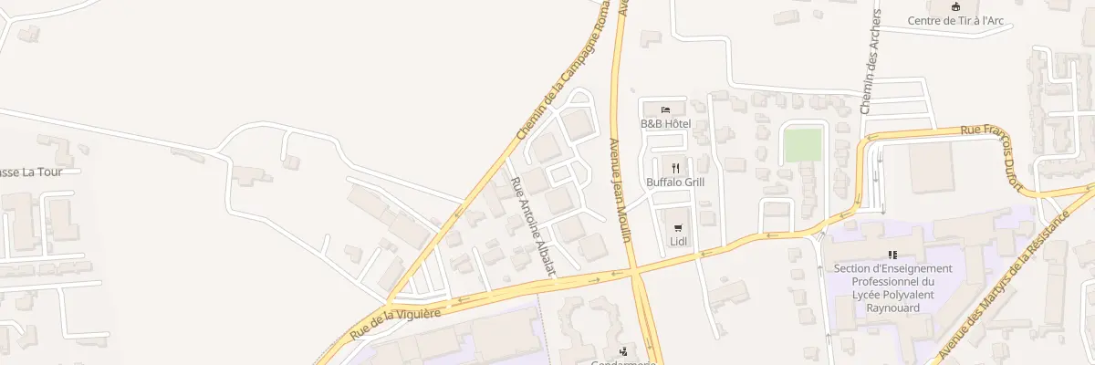 Plan du 50 Rue Antoine Albalat à Brignoles