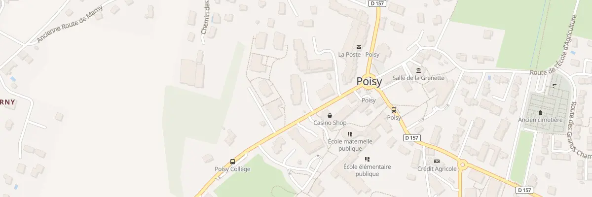 Plan du 100 Rte de Lovagny à Poisy