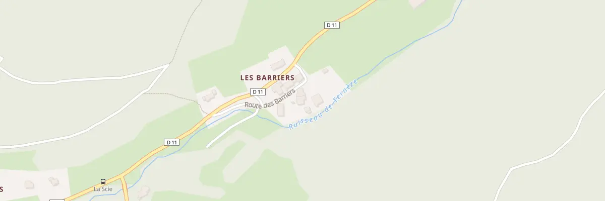 Plan du 5114 Les Barriers à La Thuile