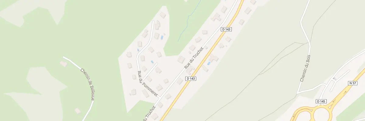 Plan du 8 Rue du Truchot à Morre