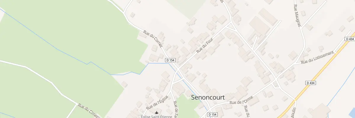 Plan du 2 Rue du Cornet à Senoncourt