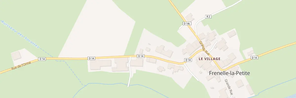 Plan du 204 Rue de l’Orme à Frenelle-la-Petite