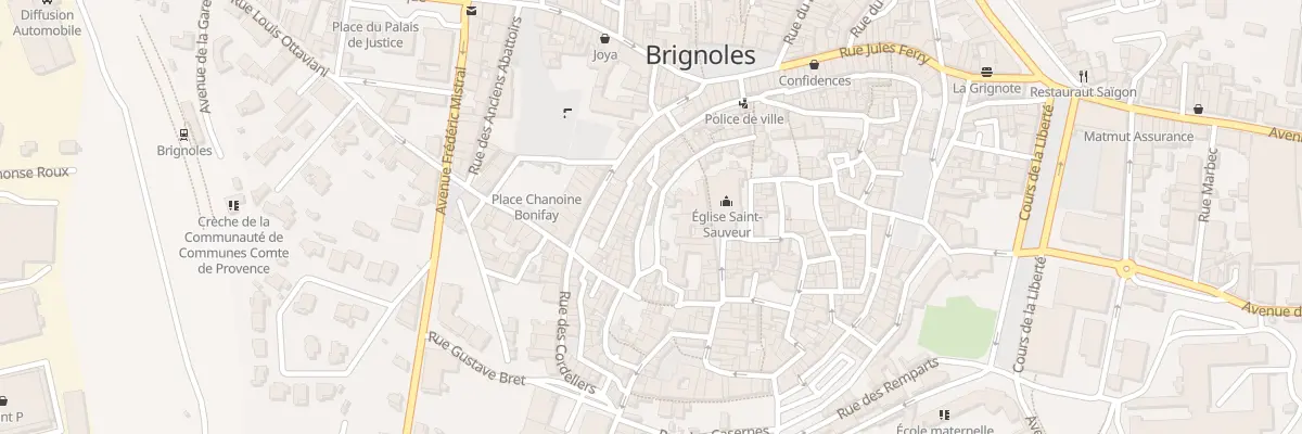 Plan du 5 Rue Plan de Sauve à Brignoles