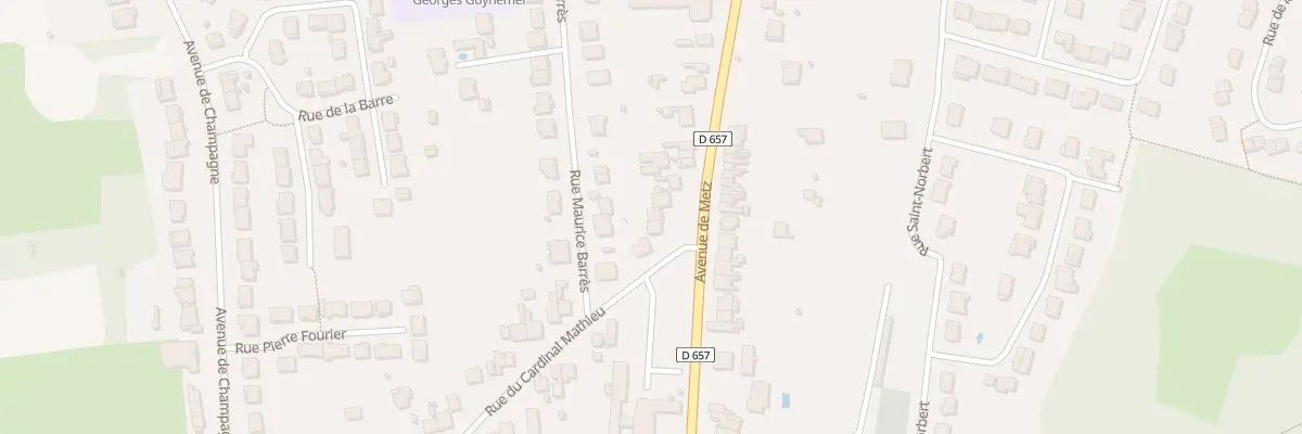 Plan du 39 Rue du Cardinal Mathieu à Pont-à-Mousson