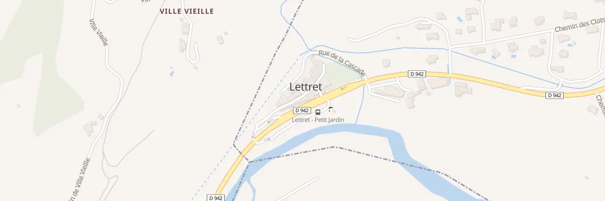 Plan du 1 Rue de l’Eglise à Lettret