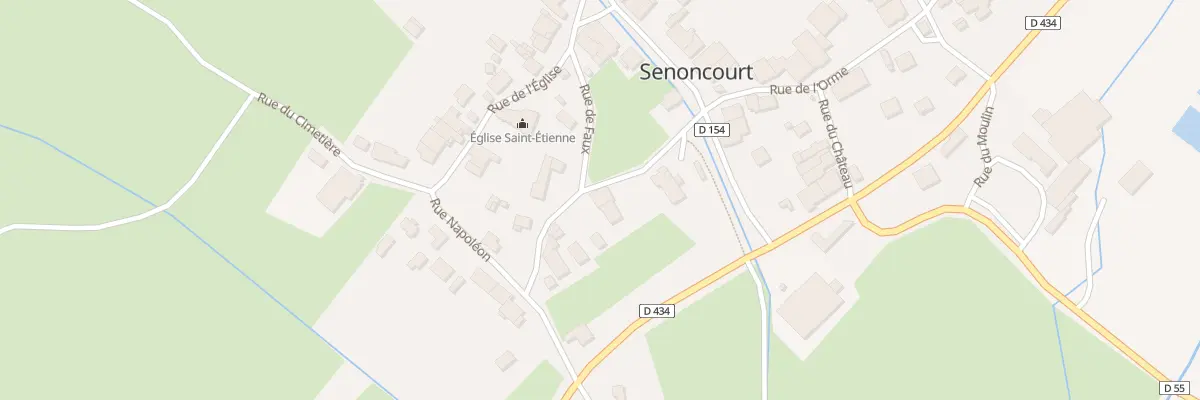 Plan du 3 Rue du Couvent à Senoncourt