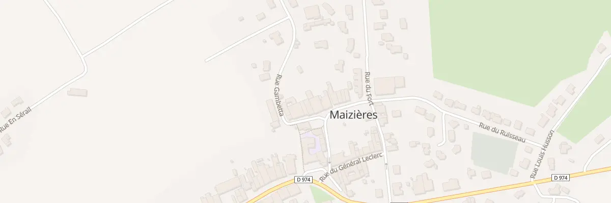 Plan du 10 Rue Gambetta à Maizières
