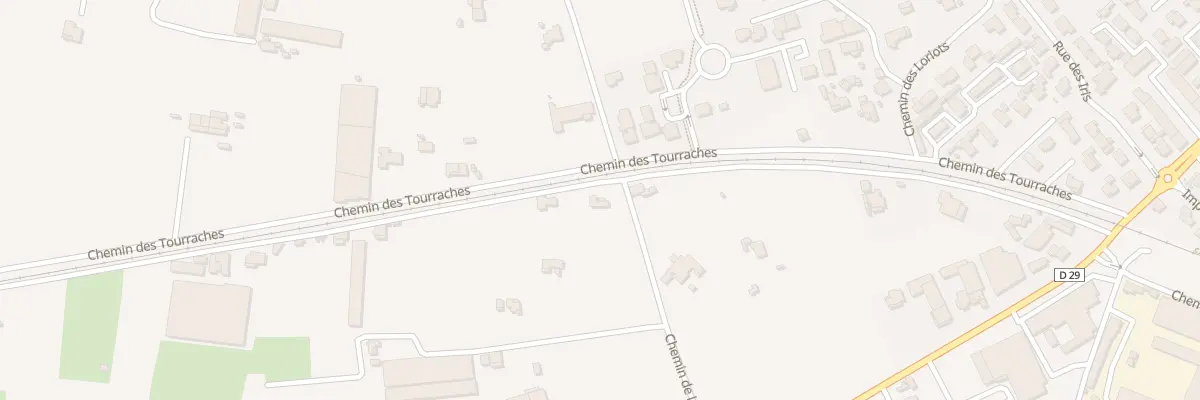 Plan du 257 Che de la Poterie à La Crau