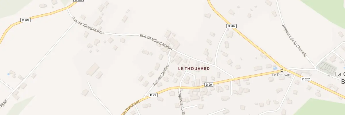 Plan du 171 Rue de Villard Martin à La Chapelle-Blanche