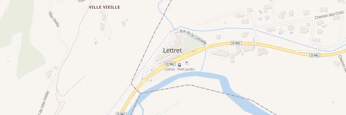 Plan du 7 Pl de la Fontaine à Lettret