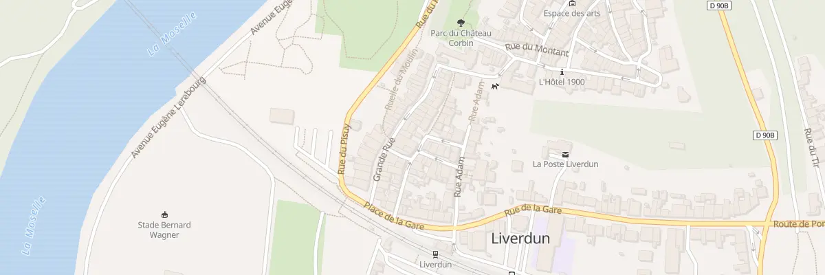 Plan du 20 Gr Grande Rue à Liverdun
