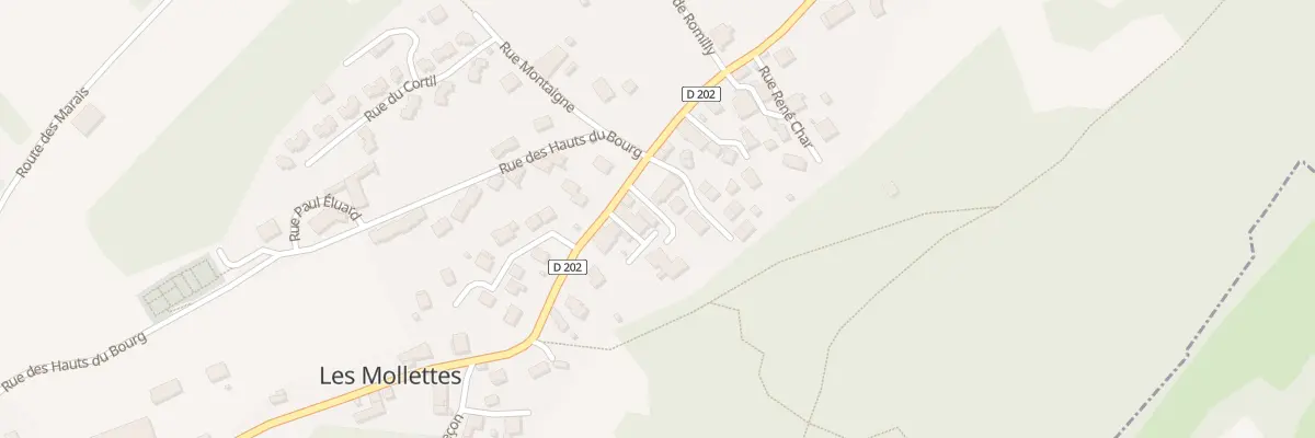 Plan du 5306 Bourbiere aux Mollettes