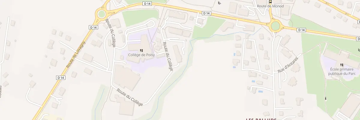 Plan du 450 Rte du Collège à Poisy