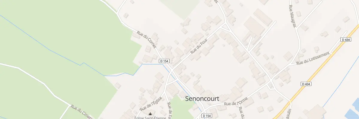 Plan du 1 Rue du Four à Senoncourt