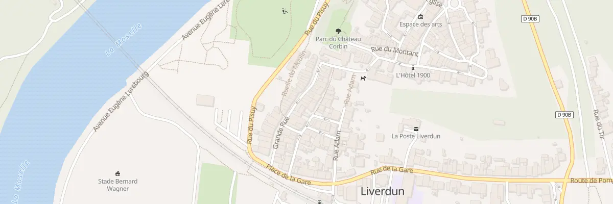 Plan du 26 Gr Grande Rue à Liverdun