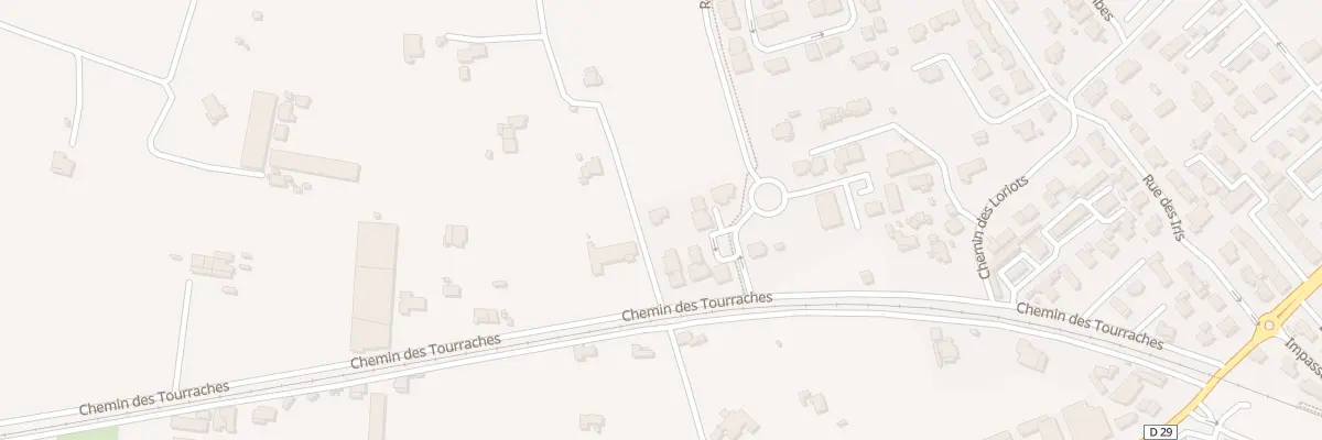 Plan du 70 Che des Belles Moeurs à La Crau