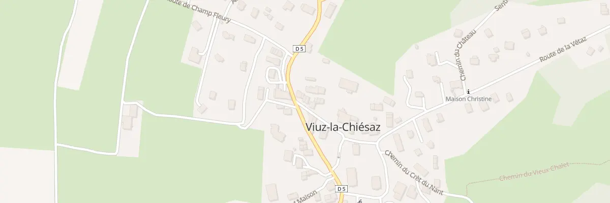 Plan du 13 Che des Écoles à Viuz-la-Chiésaz