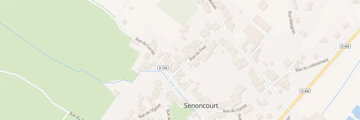 Plan du 3 Rue du Four à Senoncourt