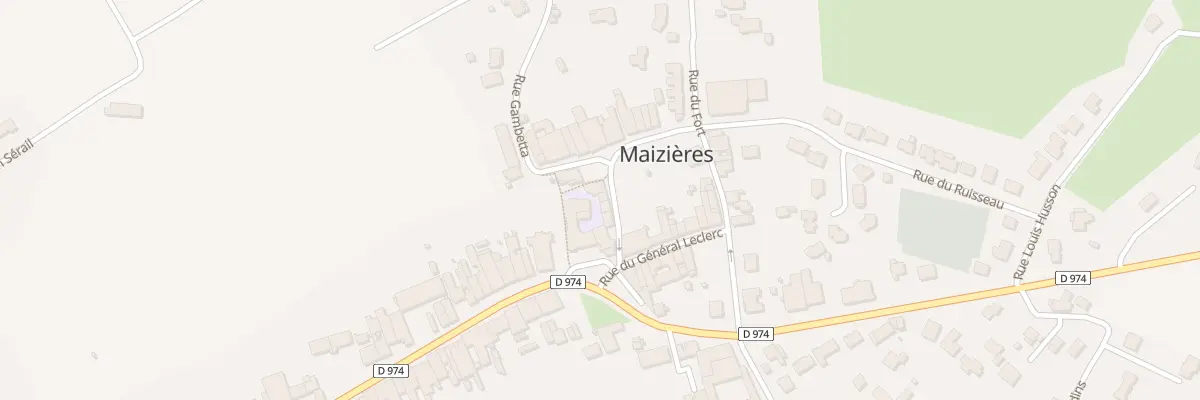 Plan du 5 Rue Clémenceau à Maizières
