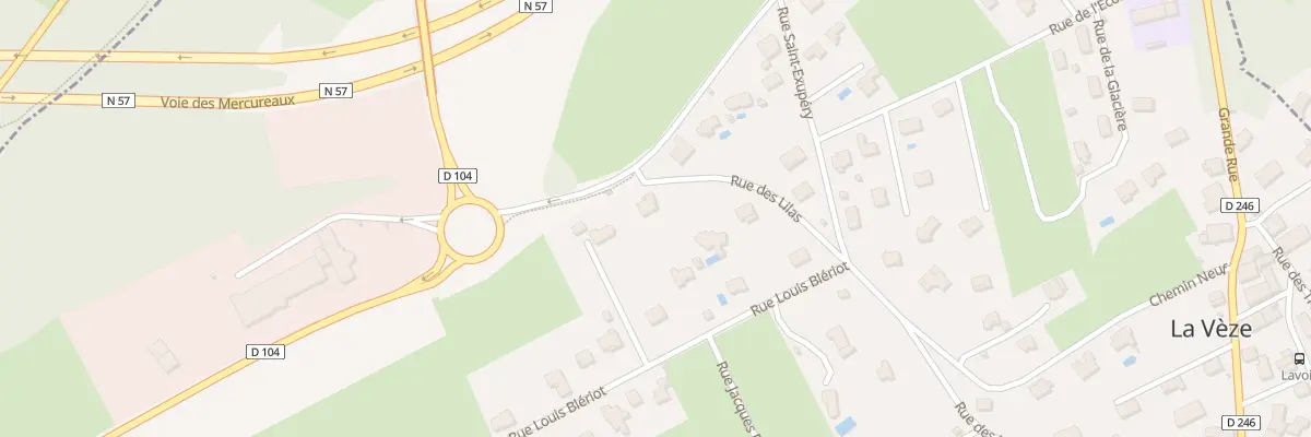 Plan du 21 Rue des Lilas à La Vèze