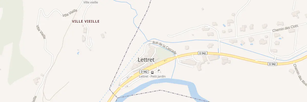 Plan du 5002 Rue de la Cascade à Lettret