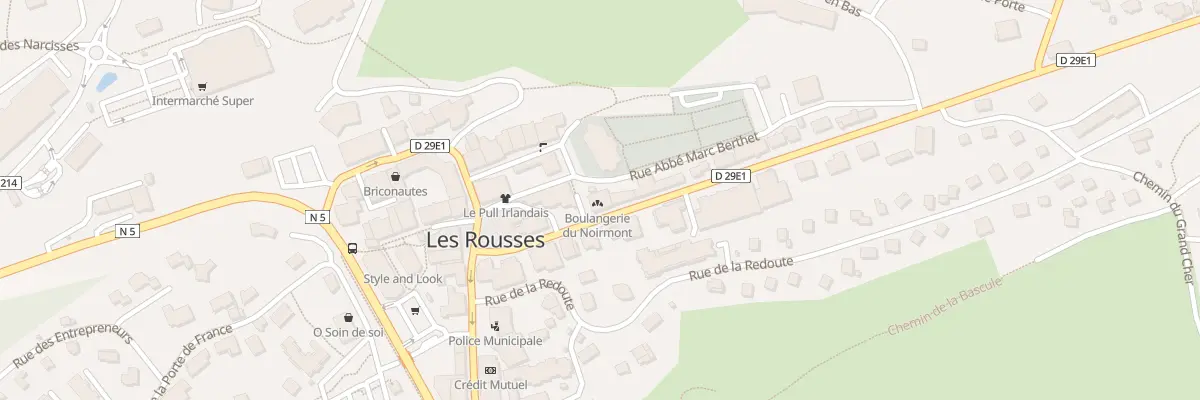 Plan du 119 Rte du Noirmont aux Rousses