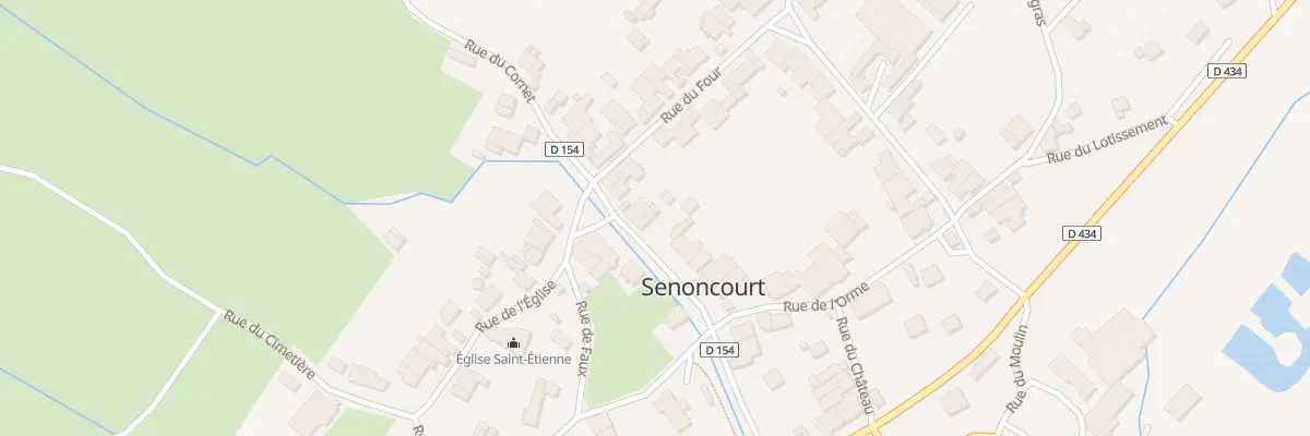 Plan du 7 Rue des Cannes à Senoncourt