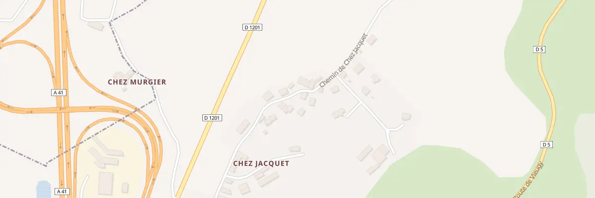 Plan du 38 Che Chez Jacquet à Annecy