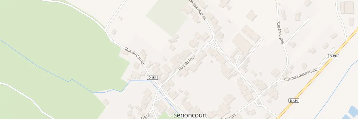 Plan du 9 Rue du Four à Senoncourt