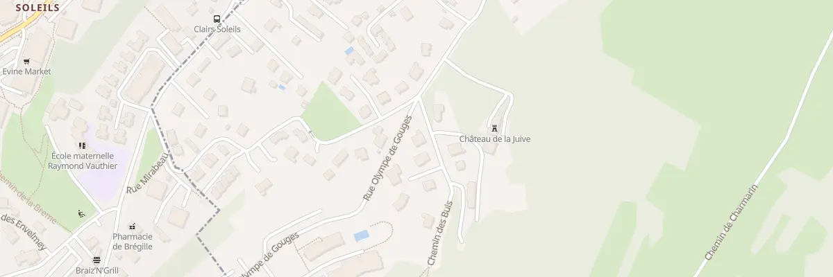 Plan du 2 Che des Buis à Chalezeule