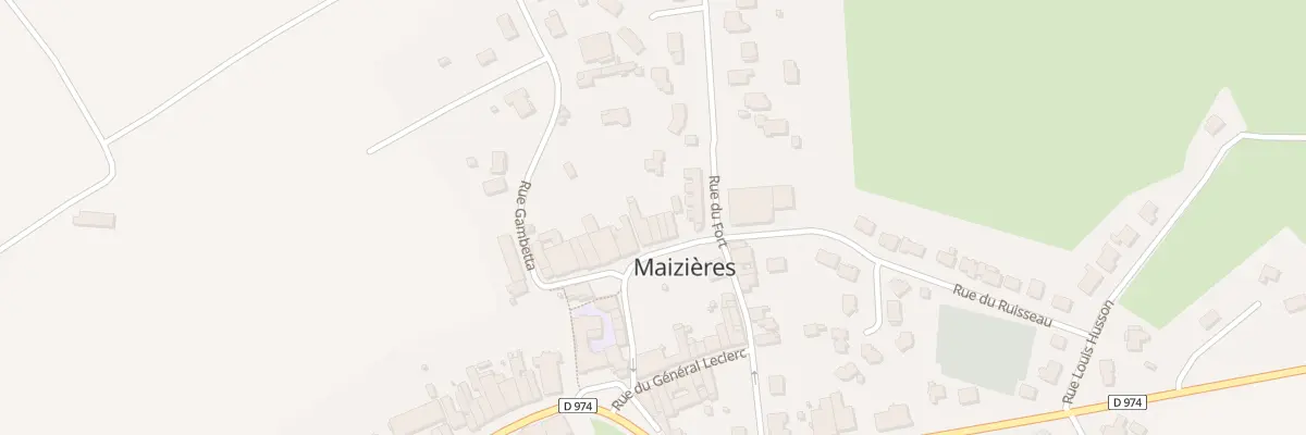 Plan du 2D Rue Gambetta à Maizières