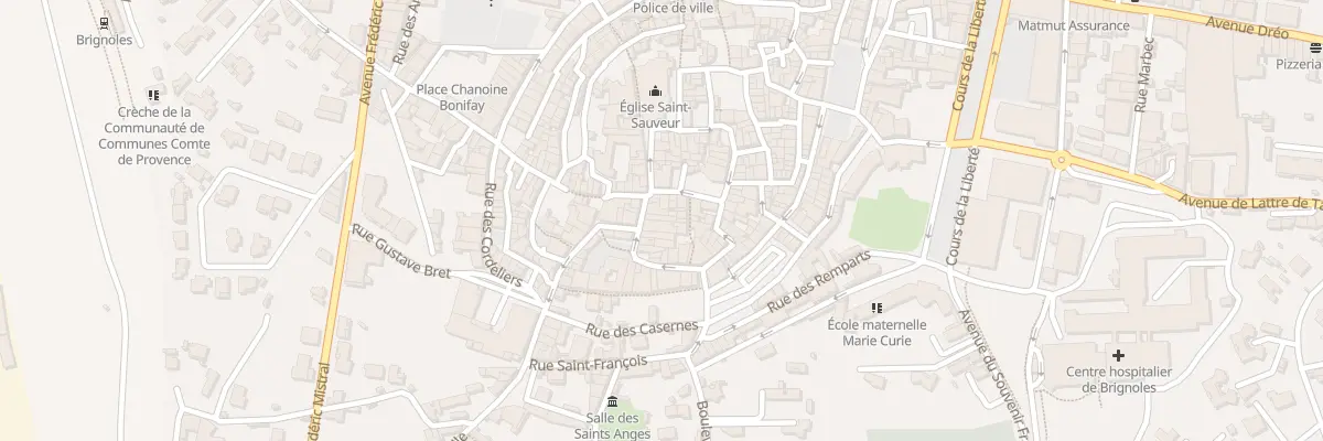 Plan du 13 Rue des Lanciers à Brignoles
