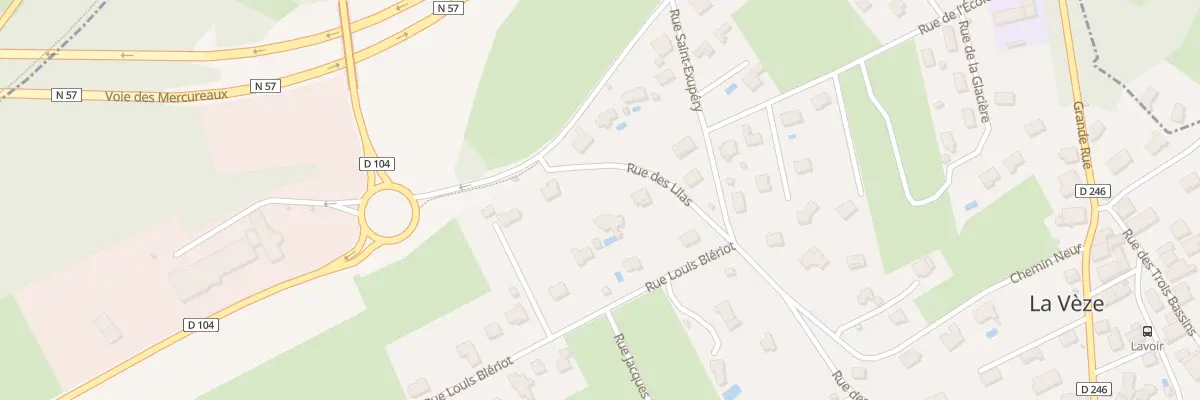 Plan du 19 Rue des Lilas à La Vèze