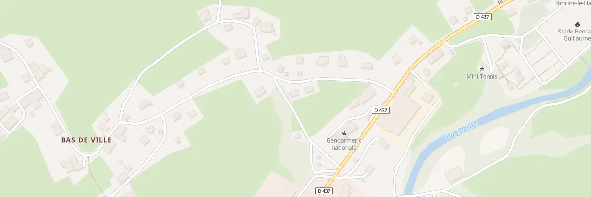 Plan du 9 Bas de Ville à Foncine-le-Haut