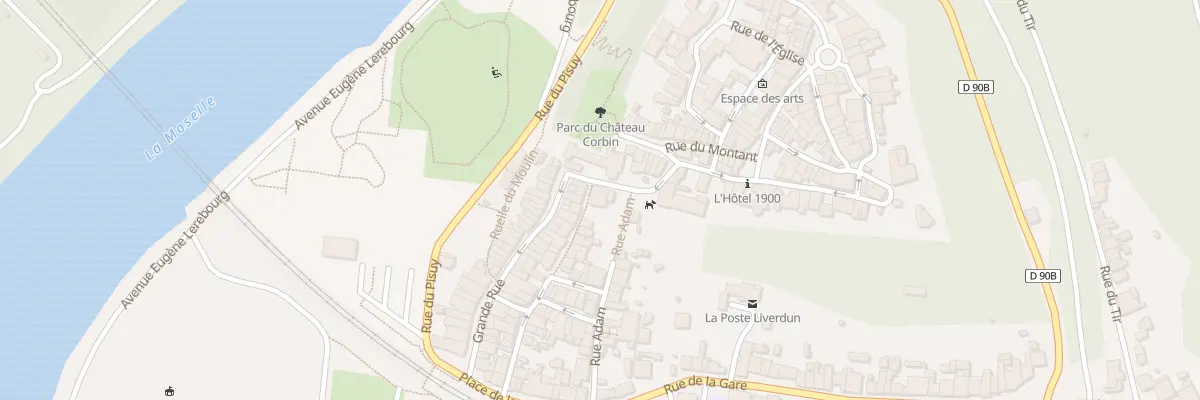 Plan du 44 Gr Grande Rue à Liverdun