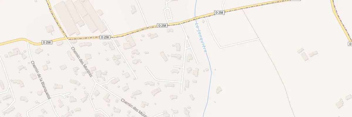 Plan du 342 Cd 258 Annexe à Solliès-Ville